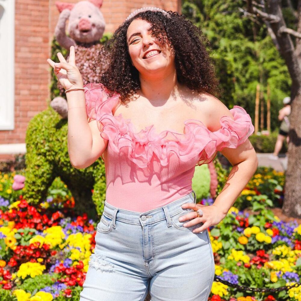 ALWAYS BLOOMING RUFFLED ORGANZA BODYSUIT‎